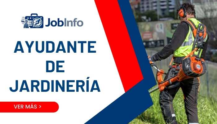 Ayudante de jardinería